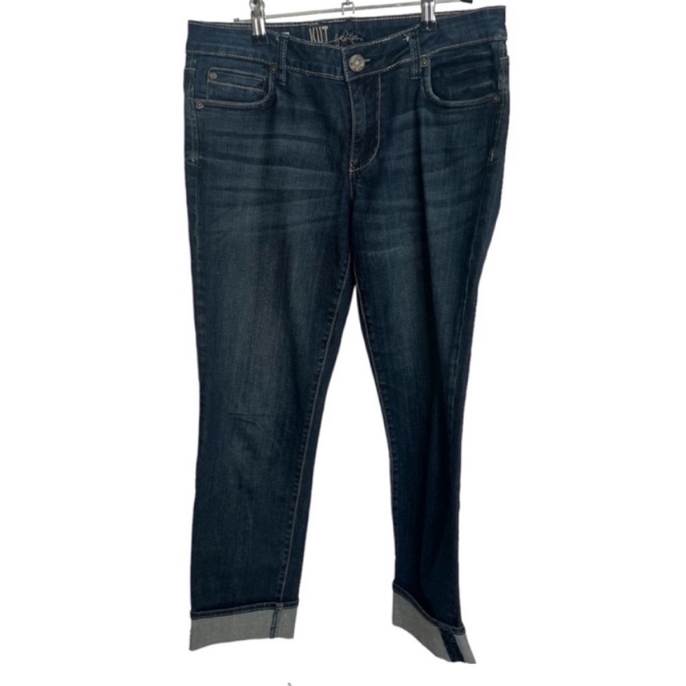 Kut from the Kloth Dark Wash Catherine
Boyfriend Size 6